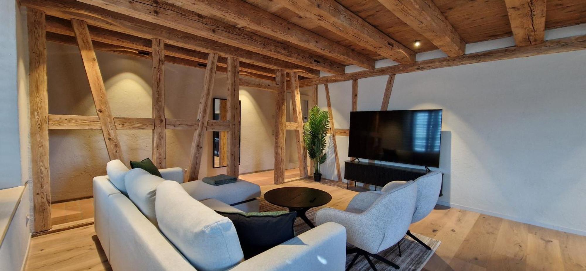 Apartment Visionary Hospitality Bassersdorf, Zuerich - Premium In Swiss Style With Free Parking, Washer, Kitchen, Terrace, Vaulted Cellar Event Room, 15' & Airport *