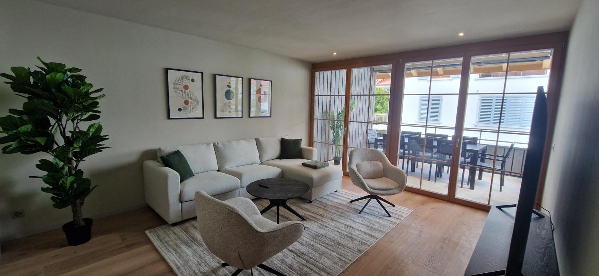 Apartment Visionary Hospitality Bassersdorf, Zuerich - Premium In Swiss Style With Free Parking, Washer, Kitchen, Terrace, Vaulted Cellar Event Room, 15' & Airport