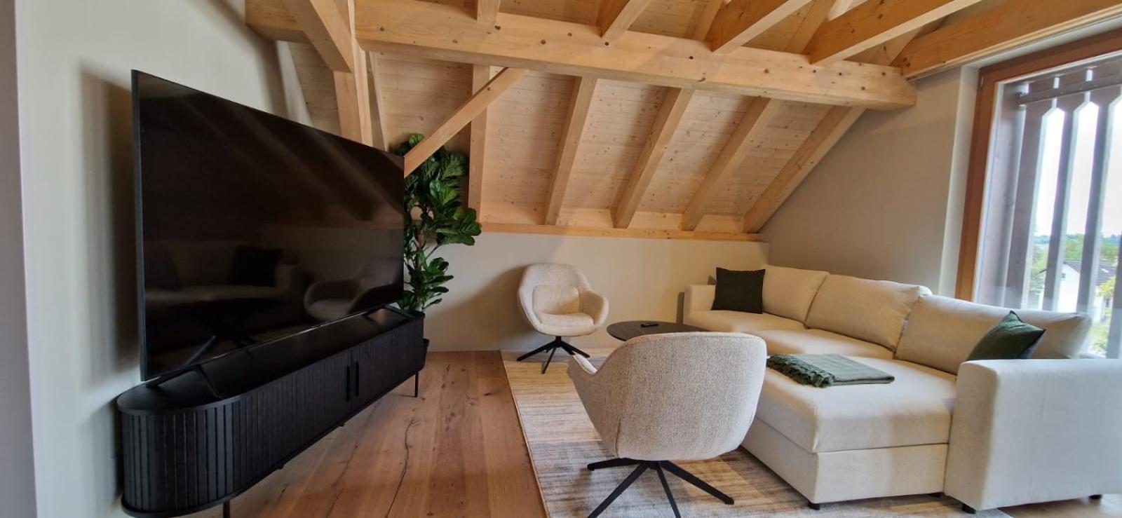 Visionary Hospitality Bassersdorf, Zuerich - Premium In Swiss Style With Free Parking, Washer, Kitchen, Terrace, Vaulted Cellar Event Room, 15' & Airport Apartment Bassersdorf