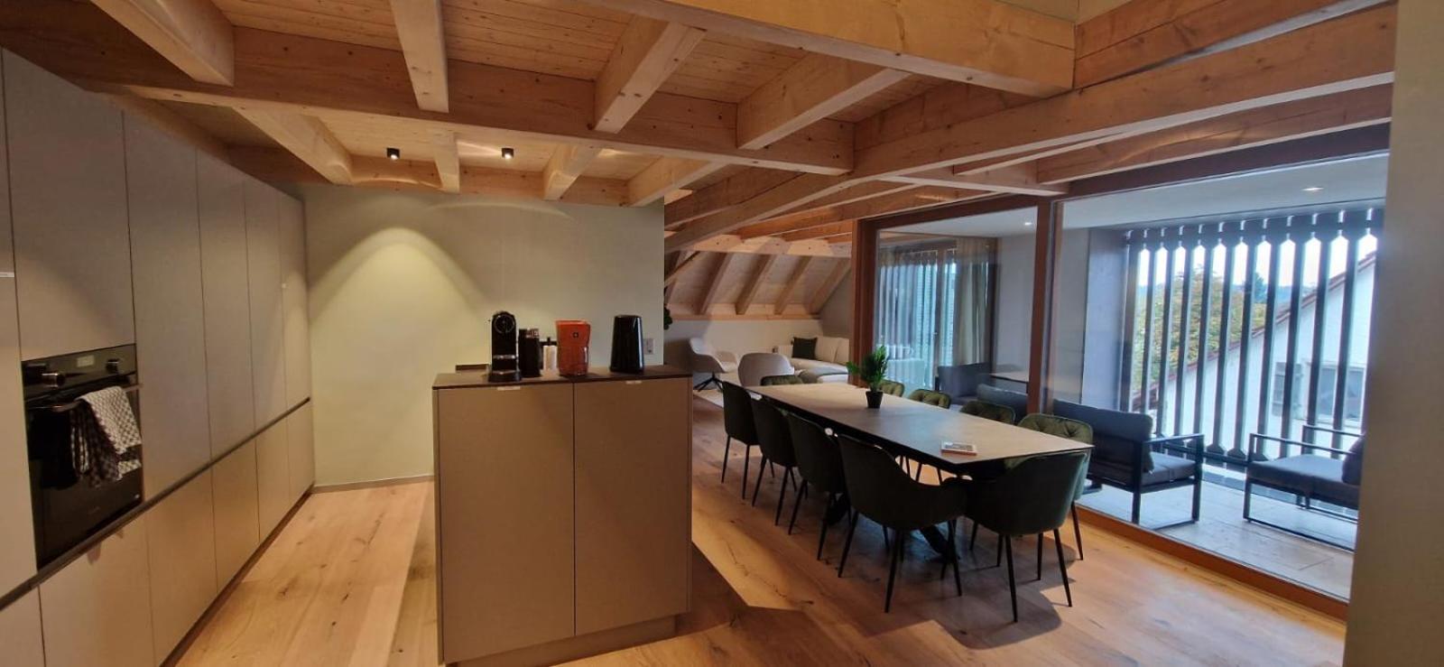 Apartment Visionary Hospitality Bassersdorf, Zuerich - Premium In Swiss Style With Free Parking, Washer, Kitchen, Terrace, Vaulted Cellar Event Room, 15' & Airport Bassersdorf
